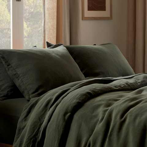 Allure Muslin Cotton Double Duvet Cover Set 200x220 cm White