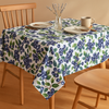 Lemon Woven Linen Stain Resistant Table Cloth