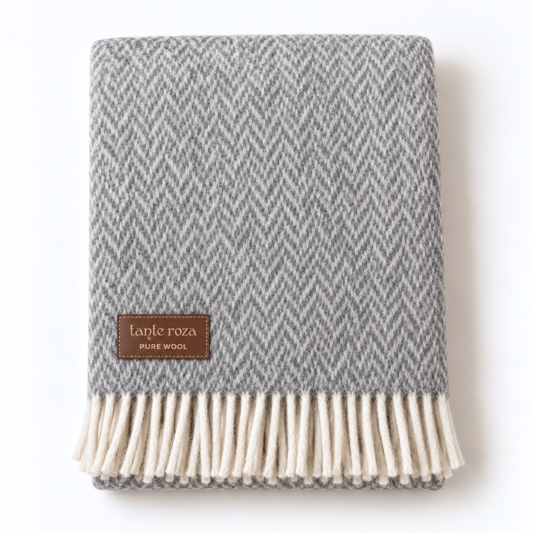 Woolmark Single Pure Wool Blanket Claret Red