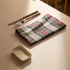 Plaid Tartan Napkin White (Set of 2)