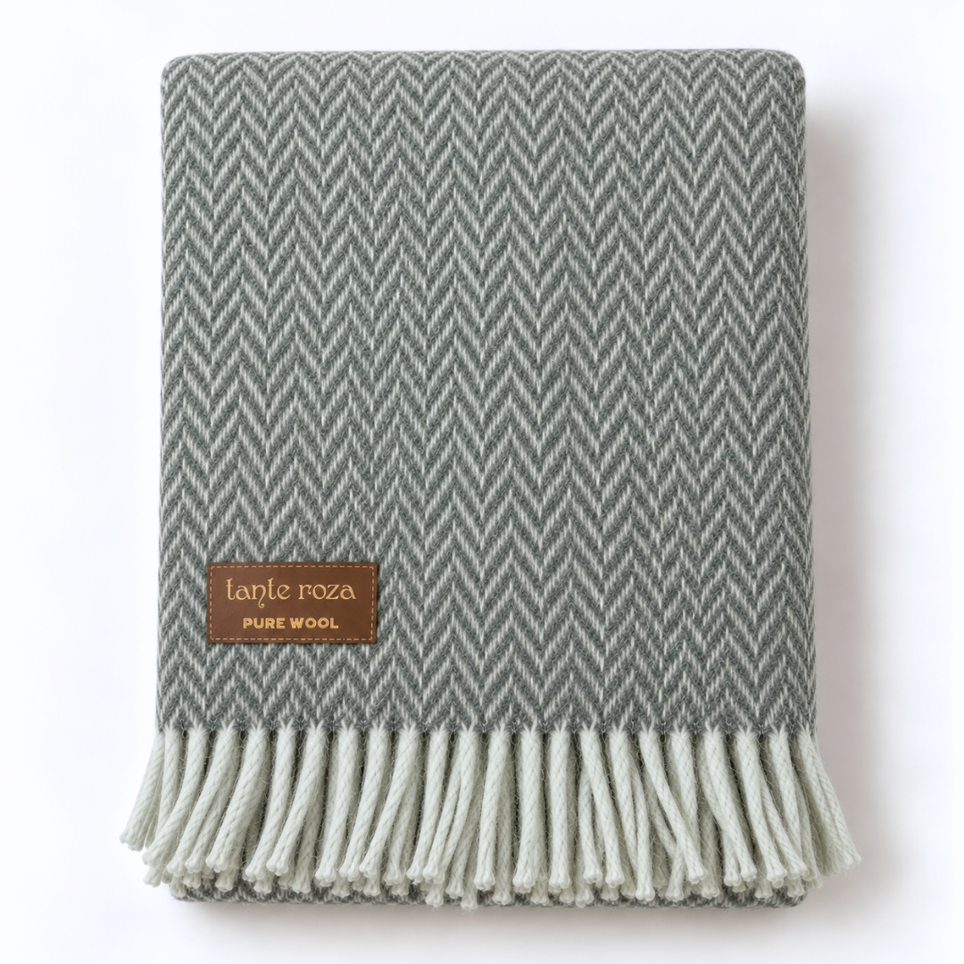 Woolmark Single Pure Wool Blanket Claret Red