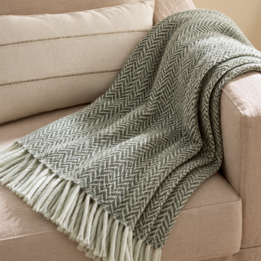Woolmark Single Pure Wool Blanket Claret Red