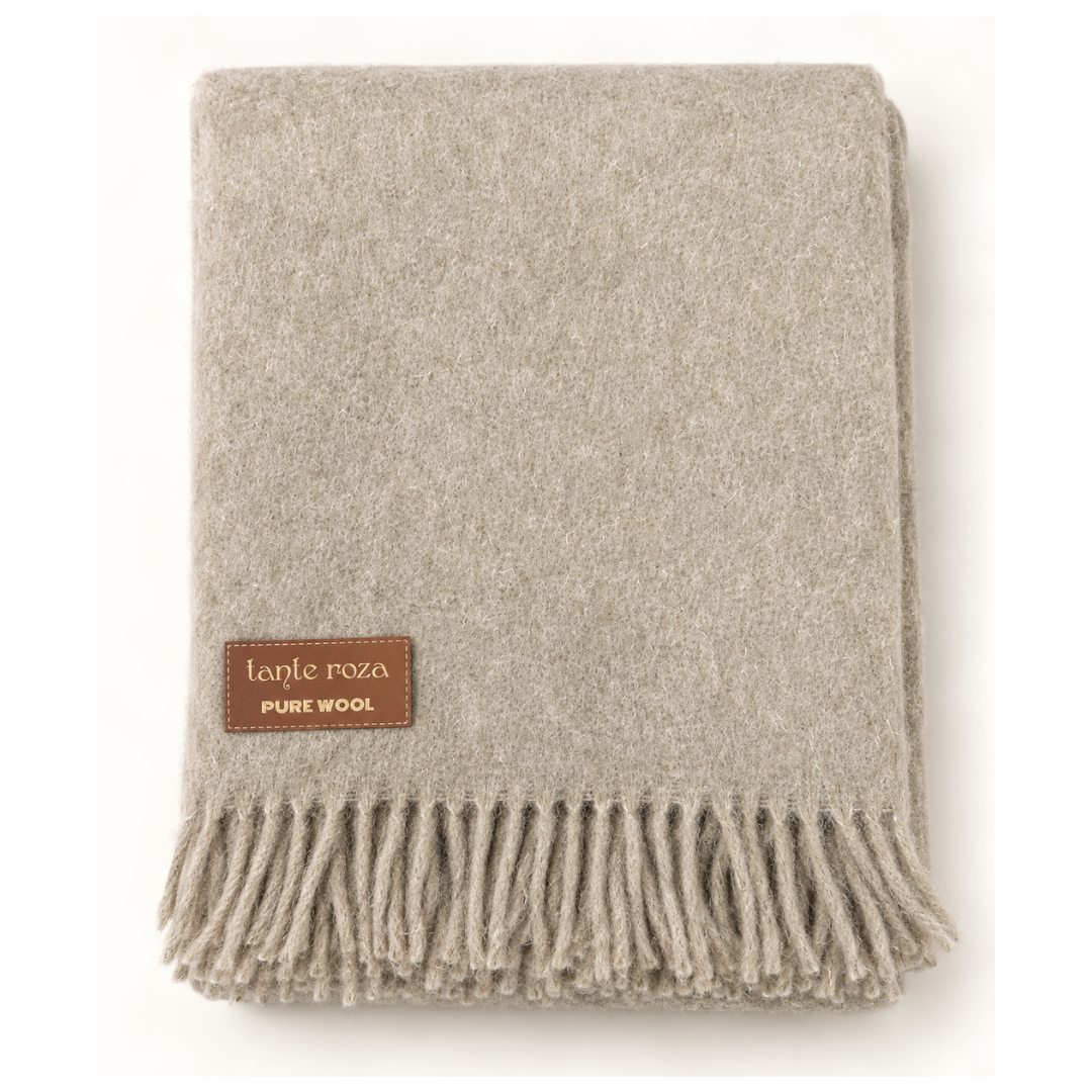 Woolmark Single Pure Wool Blanket Mink