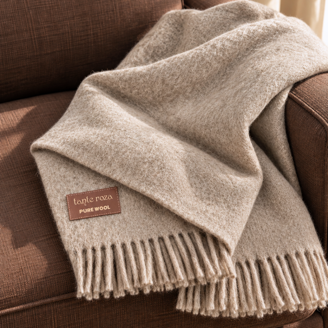 Woolmark Single Pure Wool Blanket Mink