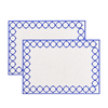 Olympos Nakışlı Leke Tutmaz Amerikan Servisi 30x50 cm Lacivert (2'li Set)