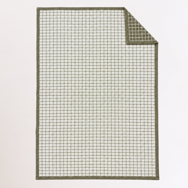 Woolmark Single Single Pure Wool Blanket Green
