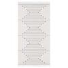 Stripe Throw Cotton Loincloth Smoked-White 100x170 cm
