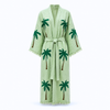 Palm Spring Pamuk Kimono / Sabahlık Yeşil