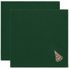 Genoa Woven Linen Stain Resistant Napkin Gray (Pack of 2)