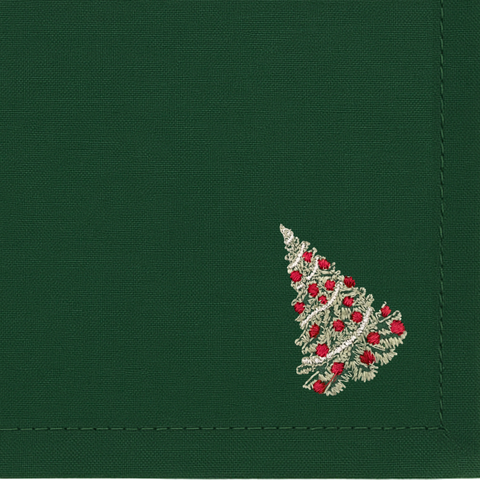 Genoa Woven Linen Stain Resistant Napkin Gray (Pack of 2)