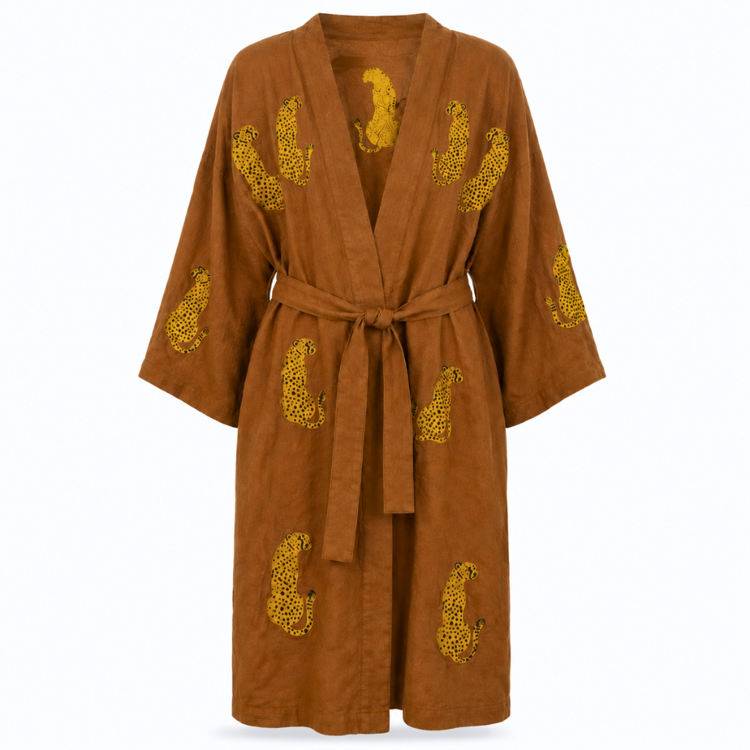 Nomad Pamuk Kimono / Sabahlık Tarçın