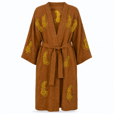 Nomad Pamuk Kimono / Sabahlık Tarçın