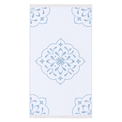 Stripe Throw Cotton Loincloth Smoked-White 100x170 cm