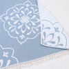 Stripe Throw Cotton Loincloth Smoked-White 100x170 cm