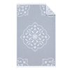 Stripe Throw Cotton Loincloth Smoked-White 100x170 cm