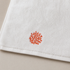 Leaf 100% Cotton Hand Towel 30x30 cm Powder