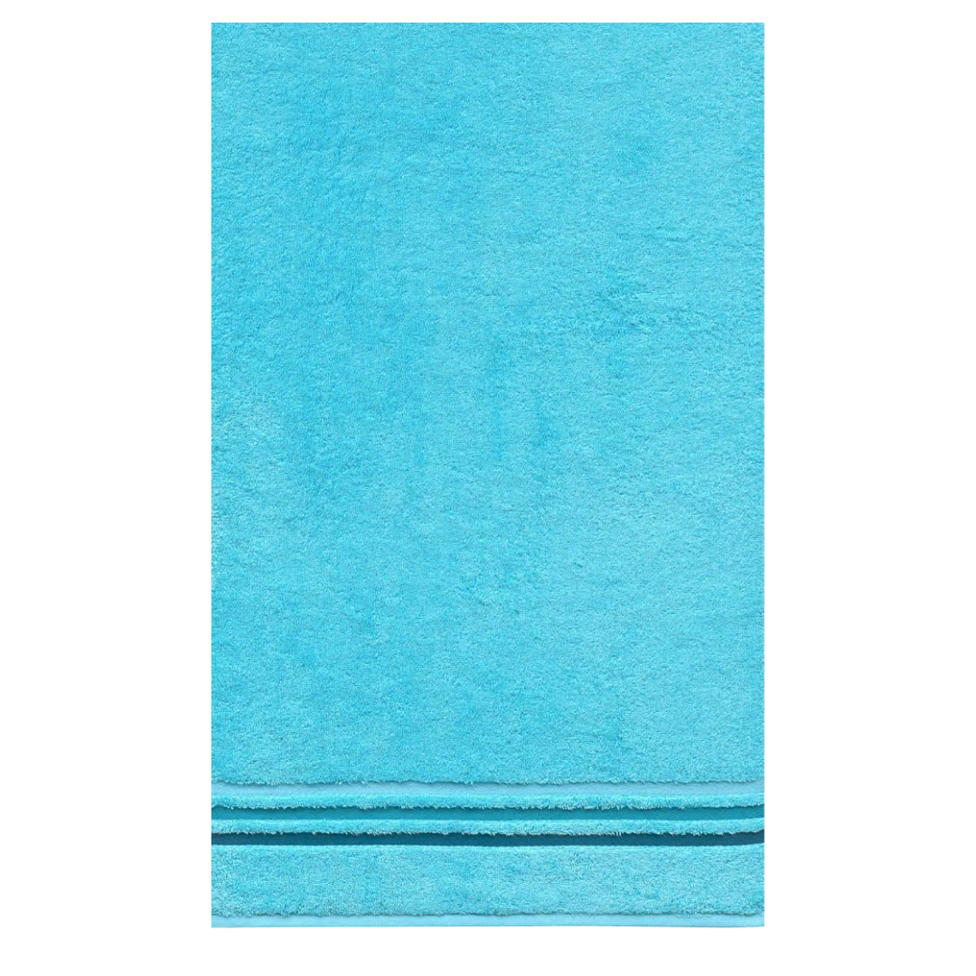 Horizon Bordür Detaylı%100 Pamuk El Havlusu 30x50 cm Turkuaz