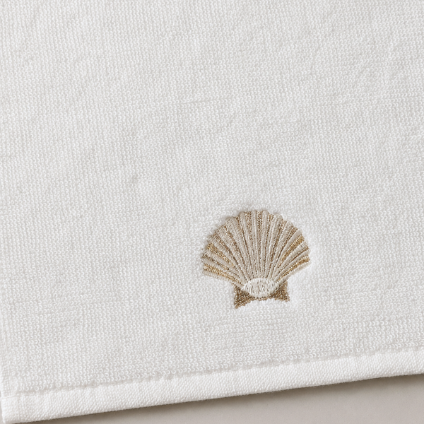 Leaf 100% Cotton Hand Towel 30x30 cm Powder
