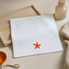 Leaf 100% Cotton Hand Towel 30x30 cm Powder
