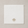 Leaf 100% Cotton Hand Towel 30x30 cm Powder