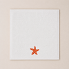 Leaf 100% Cotton Hand Towel 30x30 cm Powder