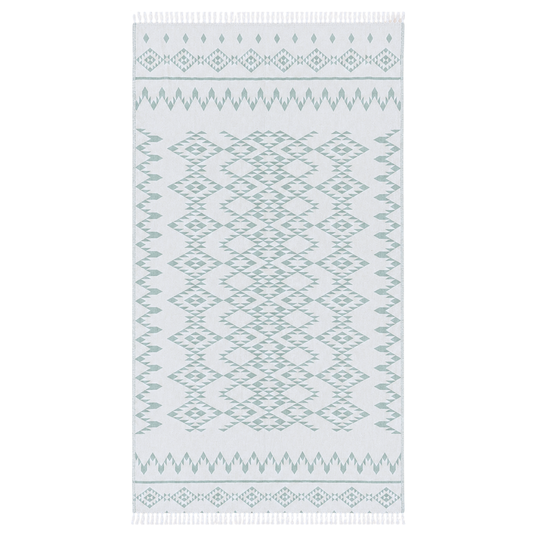 Mendy Throw Cotton Loincloth Yellow-White 100x170 cm