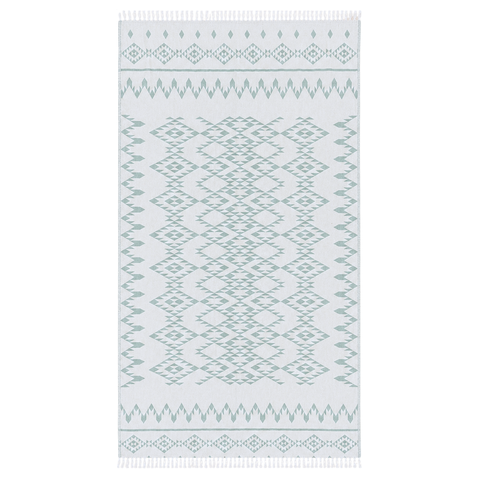 Mendy Throw Cotton Loincloth Yellow-White 100x170 cm