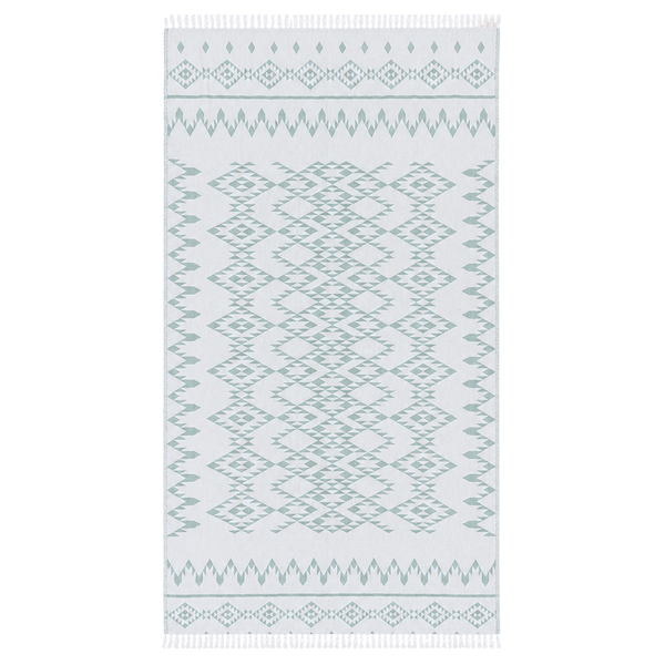 Mendy Throw Cotton Loincloth Yellow-White 100x170 cm