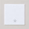 Leaf 100% Cotton Hand Towel 30x30 cm Powder