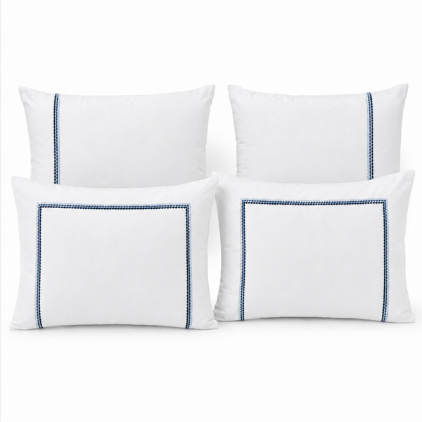 Mare Pamuk Saten Nakışlı Çift Kişilik Nevresim Takımı 200x220 cm