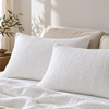 Navigli 4 Layer Muslin Cotton Pillow Cover 50x70 cm White