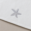 Leaf 100% Cotton Hand Towel 30x30 cm Powder