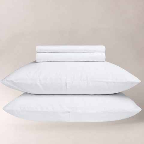 Stella 100% Cotton Ranforce Double Flat Sheet 240x260 cm White