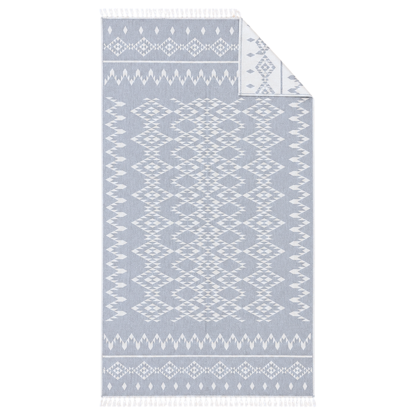 Mendy Throw Cotton Loincloth Yellow-White 100x170 cm
