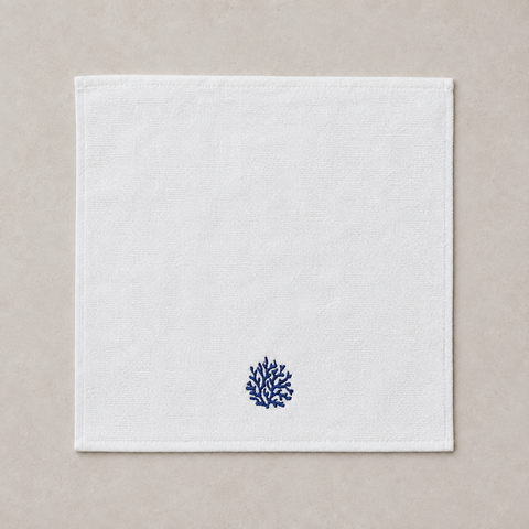 Leaf 100% Cotton Hand Towel 30x30 cm Powder