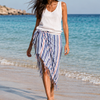 Rainbow Stripe Cotton Pareo