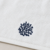 Leaf 100% Cotton Hand Towel 30x30 cm Powder