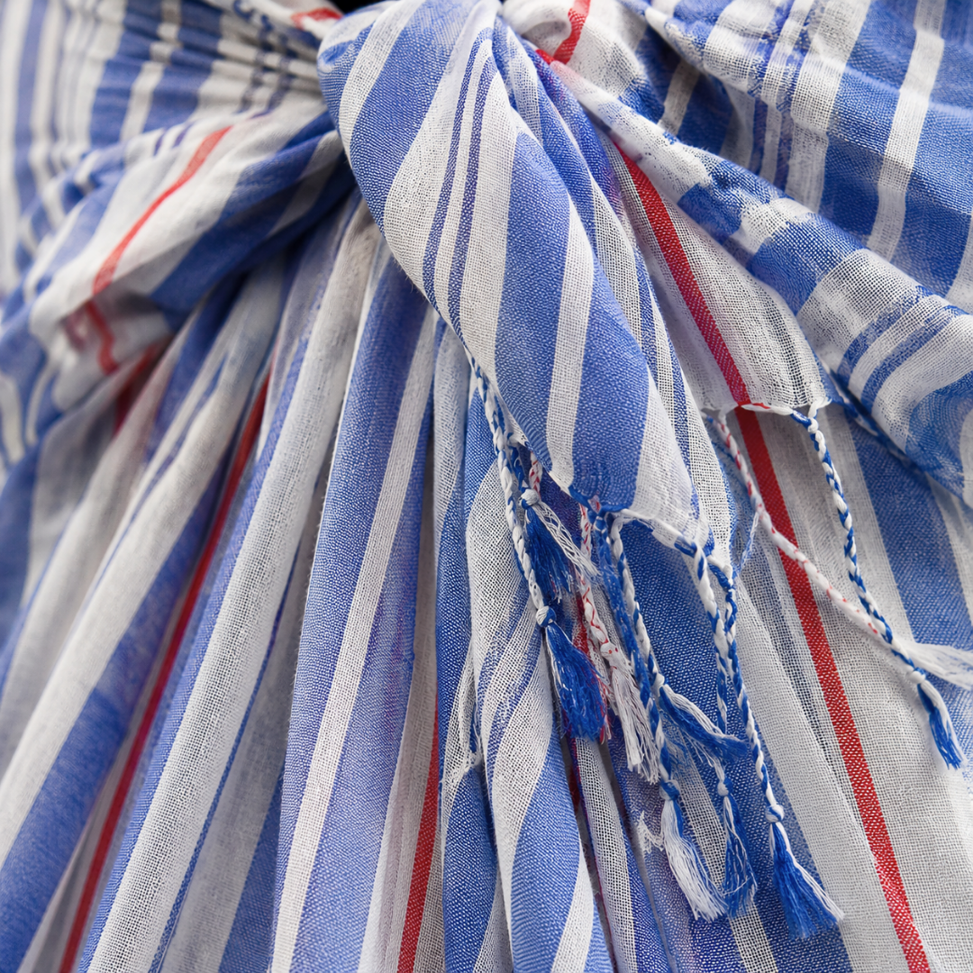 Rainbow Stripe Cotton Pareo