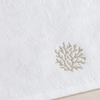 Leaf 100% Cotton Hand Towel 30x30 cm Powder