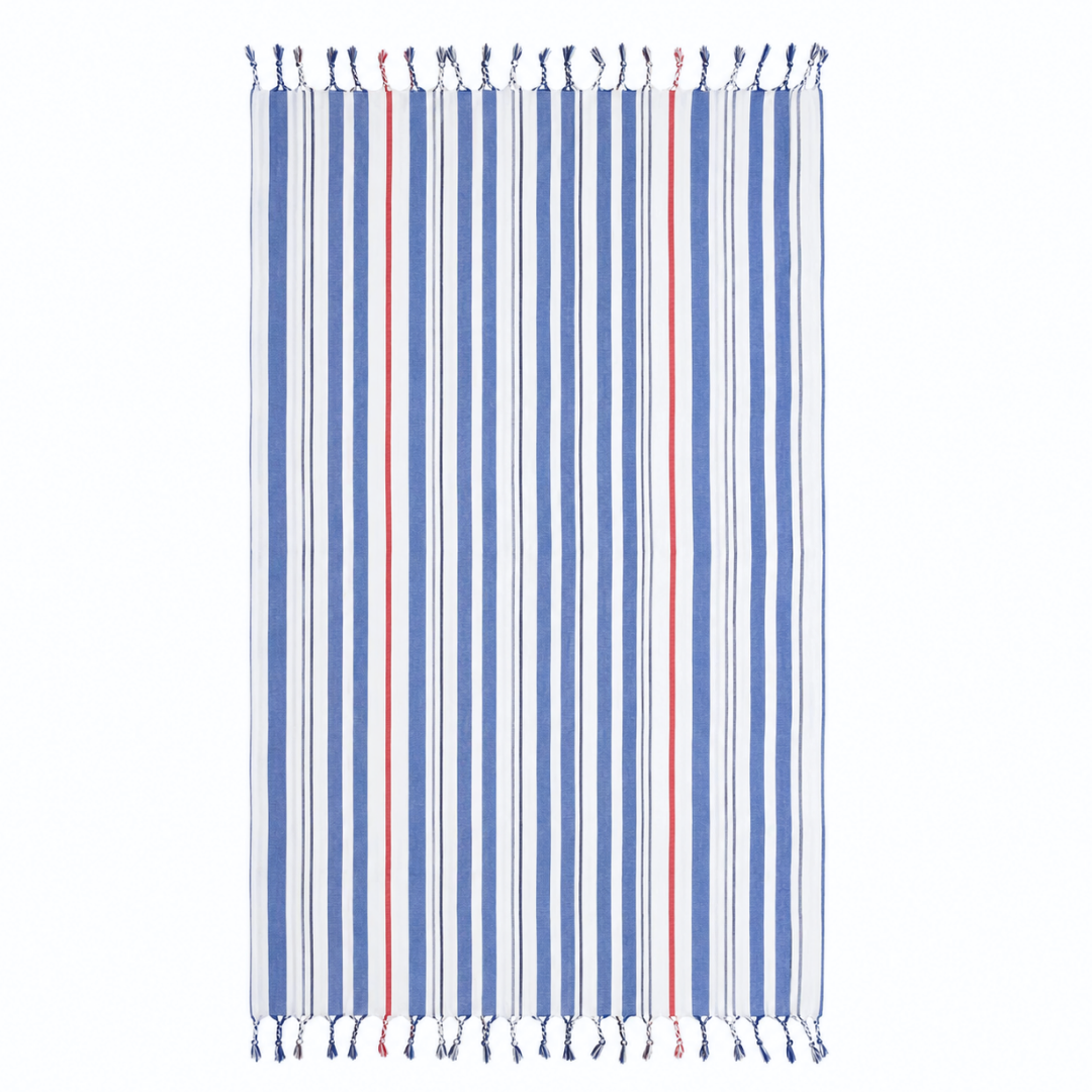 Rainbow Stripe Cotton Pareo