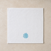 Leaf 100% Cotton Hand Towel 30x30 cm Powder
