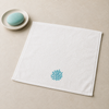 Leaf 100% Cotton Hand Towel 30x30 cm Powder