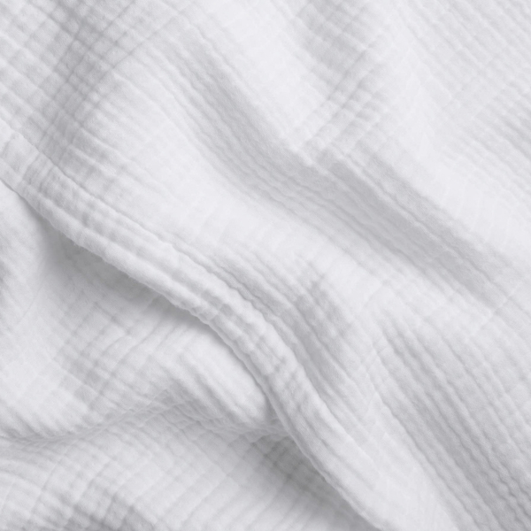 Navigli 4 Layer Muslin Cotton Pillow Cover 50x70 cm White