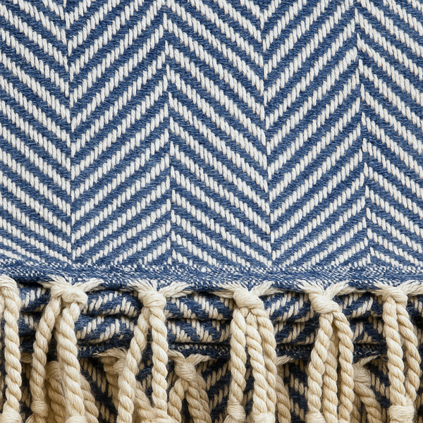 Alba 100% Cotton Throw Blanket 150x220 cm Yellow 