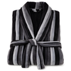 Stripe Premium 100% Cotton Men's Bathrobe Navy