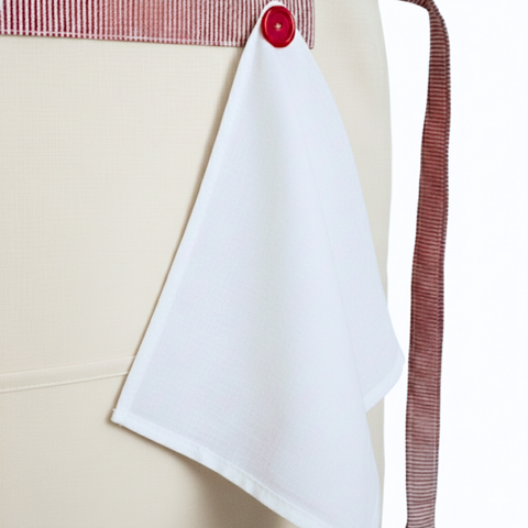 Candy Tasarım Mutfak Önlük Seti Ekru