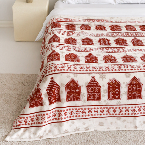 Ginger House Çift Kişilik Welsoft Battaniye 200x220 cm
