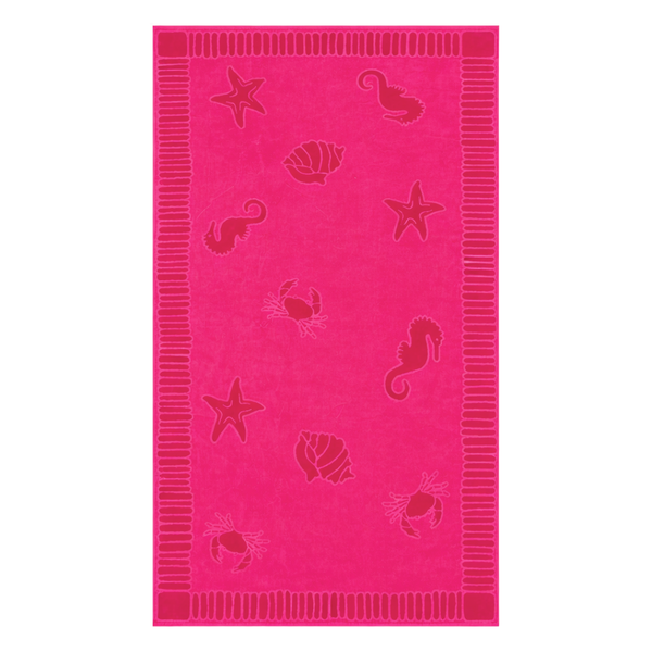 Tree Patterned Beach Towel Green