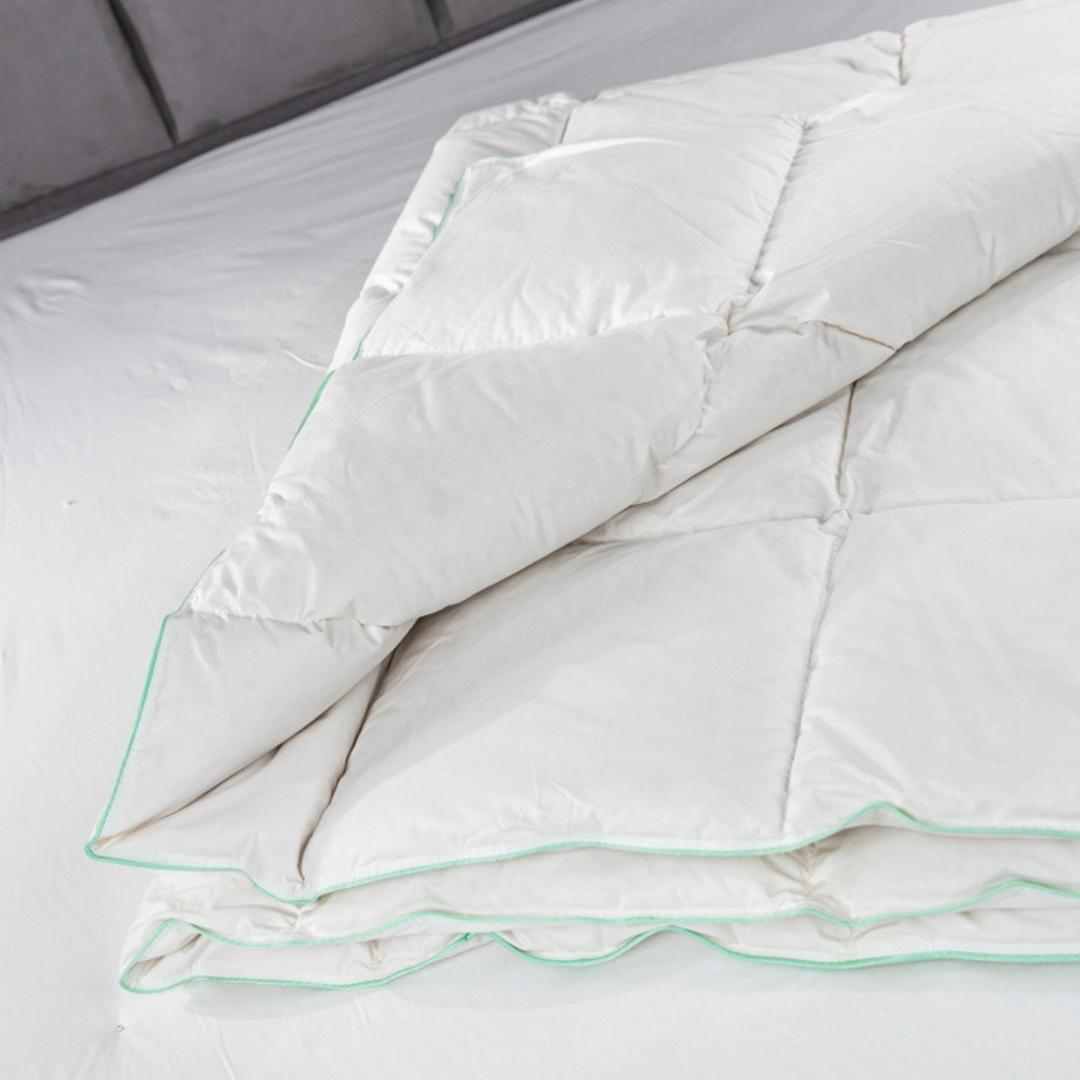 Doğal Premium Kaz Tüyü Yorgan Beyaz