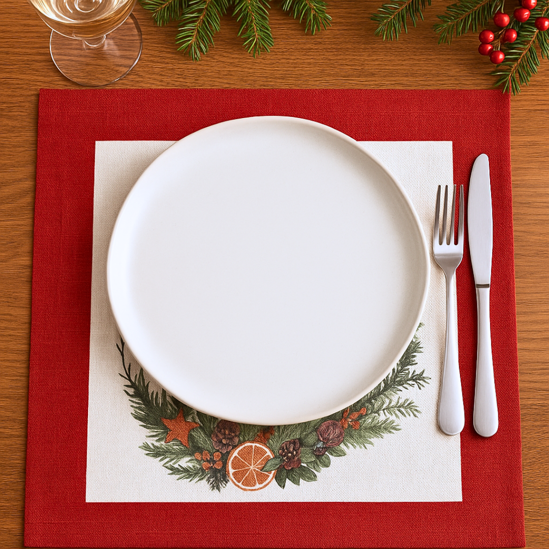 Genoa Woven Linen Stain Resistant Napkin Gray (Pack of 2)